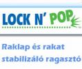 Lock N’ Pop raklap és rakat stabilizáló ragasztó , locknpop@gmail.hu , 